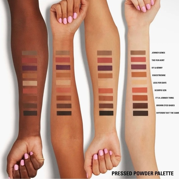 Kylie Cosmetics Kendall Pressed Powder Palette Matte Eyeshadow Face Powders - Picture 3 of 6